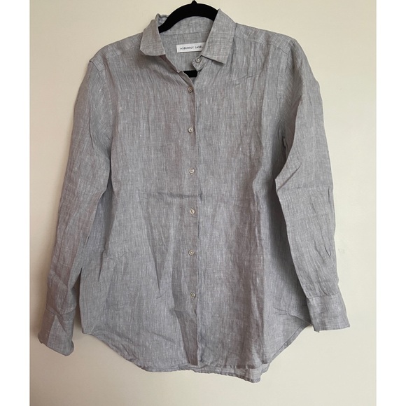 Assembly Label Xander Linen Shirt - Picture 4 of 7